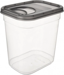 Plastbeholder til tørvarer med dispenser Grey 1,9 l