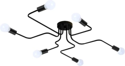 Zd74f loftlampe 6-armet lysekrone