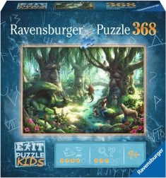Ravensburger Exit Kids puslespil: magisk skov, 368 brikker