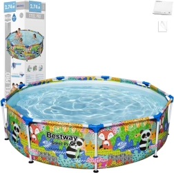 Farverig børneramme-pool BESTWAY 274 × 66 cm