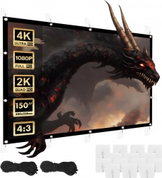 Maclean-projektionslærred 150" 300x220 cm 4:3