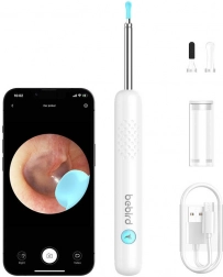 Bebird R1 otoskop med kamera til ørerensning – hvid