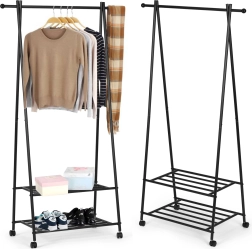 Tøjstativ med to hylder