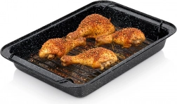 Bradepande med rist med granitisk non-stick belægning 37,5 × 25,5 × 5 cm