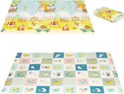 Sammenklappelig, vendbar læringsskummåtte med taske ECOTOYS