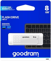 USB-stick GOODRAM UME2 8GB USB 2.0 Hvid