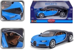 Bburago 1:18 Plus Bugatti Chiron blå