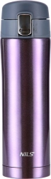 Termoflaske NILS Camp 430 ml lilla