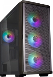 PC-kabinet ATX mid-tower ZALMAN Z10 Duo med 4× ARGB Infinity-blæsere