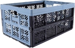 Sammenklappelig kasse 32 l, 48 × 35 × 23 cm, nordisk blå