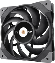 Ventilator THERMALTAKE TOUGHFAN 120 mm med hydraulisk leje, høj luftgennemstrømning, sort