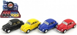 Metalmodel KINSMART VOLKSWAGEN Beetle med pull-back 13 cm