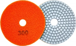 Sæt med 10 diamantpolerskiver 80 mm til fliser og sten, med velcro, korn 300