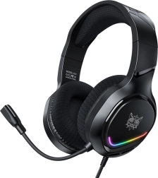 Gamingheadset Onikuma X31 med RGB-belysning og 50 mm drivere