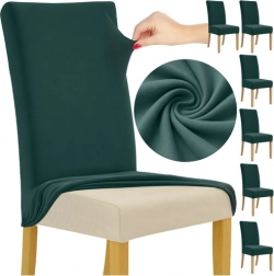 Stolbetræk 6 stk. flaskegreen RUHHY