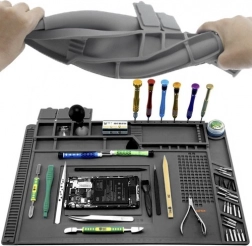 Silikone serviceunderlag med organizer 30 × 45 cm BIG7REN/Bigstren