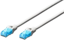 Patchkabel RJ45 U/UTP kategori 5e PVC Hvid 1 m