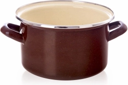 Emaljeret gryde BROWN 18 cm, 2 l