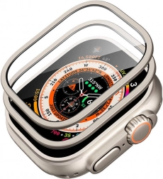 Beskyttelsessæt til Apple Watch Ultra ESR 49mm (etui + glas) (titan)