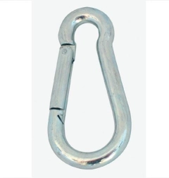 Karabin, galvaniseret 40 × 4 mm, sæt 10 stk.