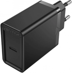 vention usb‑c vægoplader 30 w, sort