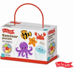 Konturpussel Havet 5 billeder