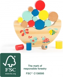 Lille fod motorisk spil - skovbalancespil