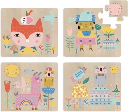 Vilac træpuslespil med en udviklende historie