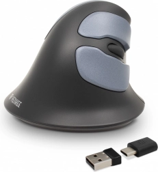 Ergonomisk vertikal trådløs mus YENKEE ErgoSnug (USB-A/USB-C)