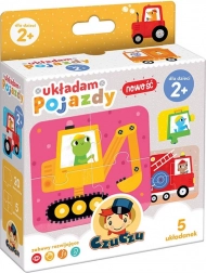 CzuCzu køretøjspuslespil – 5 sæt med 4 brikker