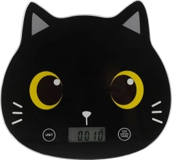 Digital køkkenvægt kat, sort