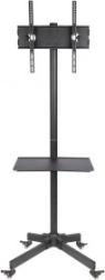 Mobil tv-stativ med hylde til 23–55" (maks. 25 kg)