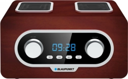 Bærbar FM-radio med PLL, SD/USB/AUX og batteri
