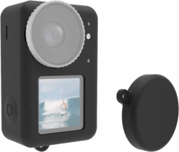 Silikoneetui PULUZ til DJI OSMO ACTION 3/4/5 PRO med objektivdæksel – sort