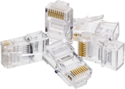 RJ45 UTP-stik kat. 6 (pakke med 100 stk)