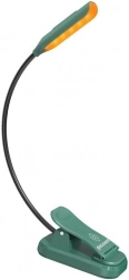 Trådløs Glocusent mini-lampe med klemme, USB-C grøn