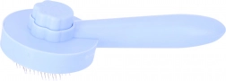 Børste til fjernelse af hunde- eller kattehår – blå