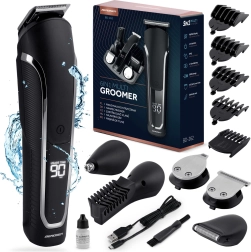 Berdsen barber- og trimmersæt 6-i-1 Barber Master sort