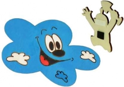 Trædekoration magnet Sky