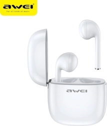 Bluetooth-hovedtelefoner T28 TWS med dockningsstation, hvid