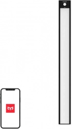 Sensorstyret LED-lys til skab YEELIGHT 40 cm, sort, 4000 K