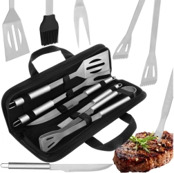 Grillsæt 5 dele KAMINER med etui