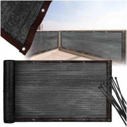 Balkonafskærmning LUARO 105x500 cm UV