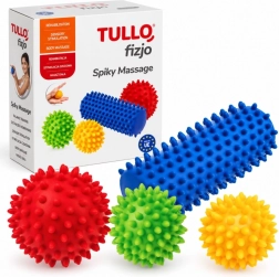 Tullo massagesæt med knopper, 4 dele