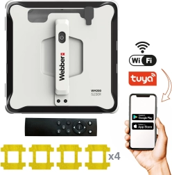 Webber robotvinduesrenser med app og beholder