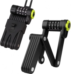 Sammenklappelig cykellås med kode TRIZAND