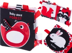 Kontrast tekstilbog til babyer Skoven