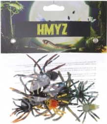 Plastik-edderkopper 10 stk. i pose