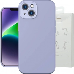 Baseus Liquid Silica Gel Cover til iPhone 14 Plus lavendel