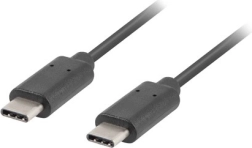 USB-C til USB-C 2.0-kabel, 1 m, sort